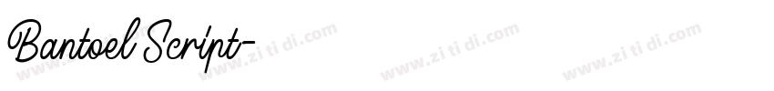Bantoel Script字体转换 Bantoel Script字体转换